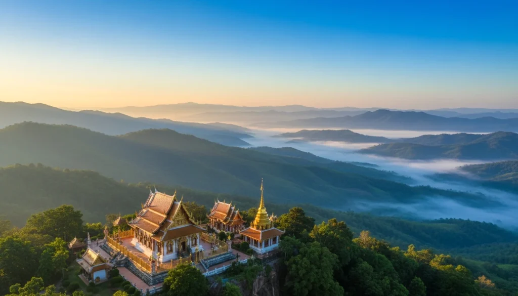 Chiang Mai during sunrise