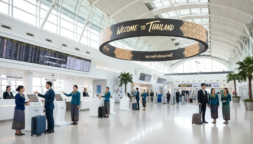 Airport Welcome to Thailand Reception