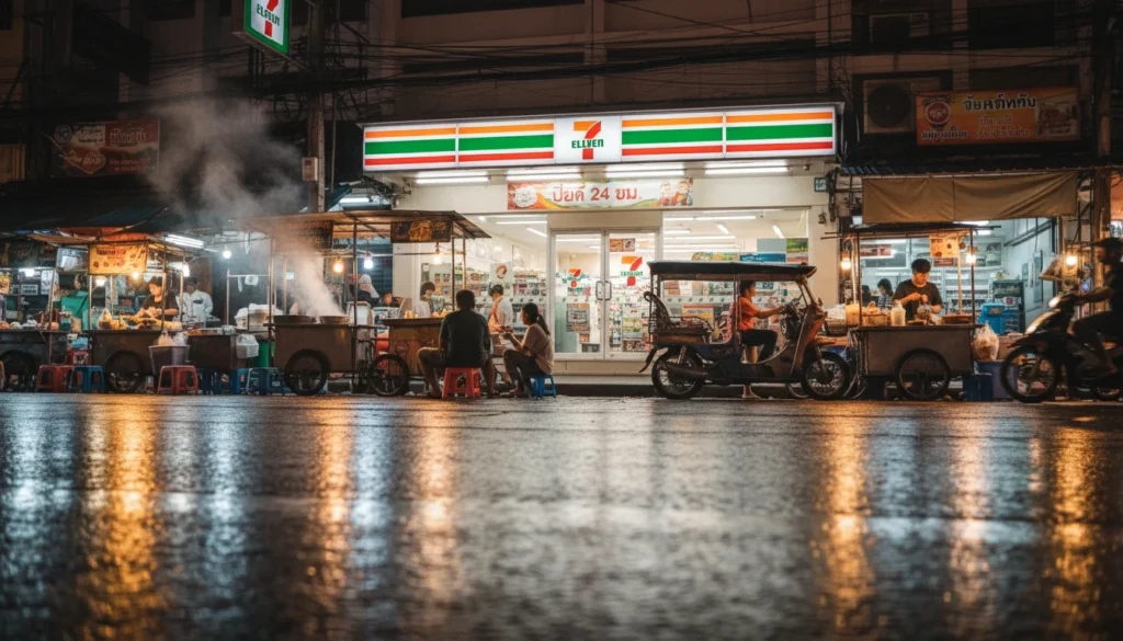 7 Eleven storefront Thai street